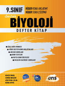 9. Sınıf BİYOLOJİ DEFTER KİTAP - ENS - 2023