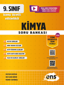 9. Sınıf Kimya konu Özetli Soru Bankası - ENS YAYINLARI - 2024-25