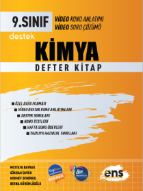 9. Sınıf KİMYA DEFTER KİTAP - ENS YAYINLARI eski