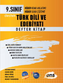 9. Sınıf EDEBİYAT DEFTER KİTAP - ENS YAYINLARI