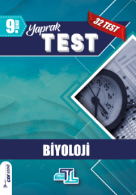 9.Sınıf Biyoloji Yaprak Test - TÜMLER YAYINLARI