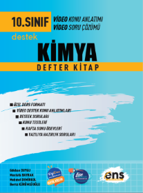 10. Sınıf KİMYA DEFTER KİTAP - ENS - 2023