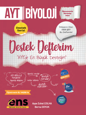 AYT BİYOLOJİ DEFTER KİTAP - ENS YAYINLARI - - 2024-25