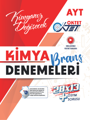 AYT KİMYA BRANŞ DENEME - OKTET YAYINLARI - 2024-25
