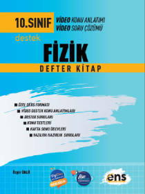 10. Sınıf Fizik Defter Kitap - ENS YAYINLARI