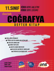 11. Sınıf COĞRAFYA DEFTER KİTAP - ENS YAYINLARI