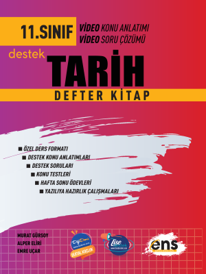 11. Sınıf TARİH DEFTER KİTAP - ENS YAYINLARI