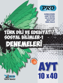 AYT EDEBİYATI - SOSYAL BİLİMLER-1 10lu Deneme - YAYIN DENİZİ PRO