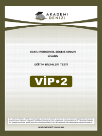 KPSS - EĞİTİM BİLİMLERİ VİP DENEME 2 - AKADEMİDENİZİ