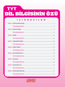 TYT DİL BİLGİSİ ÖZÜ - 2022