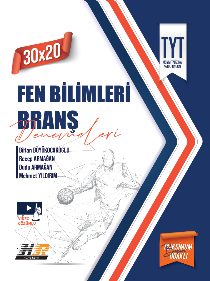 30x20 TYT FEN BİLİMLERİ Denemeleri-2026- Hız ve Renk