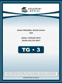 KPSS - KURUMSAL LİSE TG DENEME 3 - AKADEMİDENİZİ 