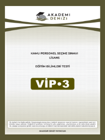 KPSS - EĞİTİM BİLİMLERİ VİP-KURUMSAL DENEME 3 - AKADEMİDENİZİ