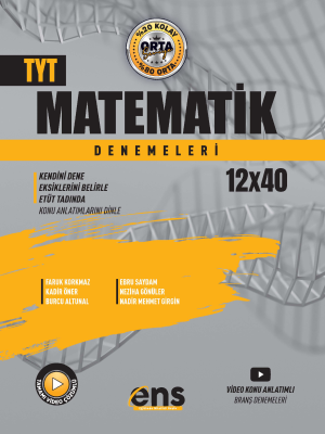 TYT - MATEMATİK 12Lİ DENEME - ENS YAYINLARI - 2023-24