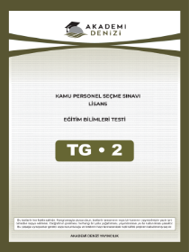 KPSS - EĞİTİM BİLİMLERİ TG DENEME 2 - AKADEMİDENİZİ